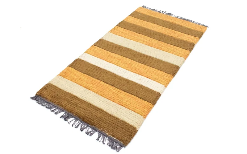 Nepal Teppich 70x140cm - Wollteppich - mehrfarbig