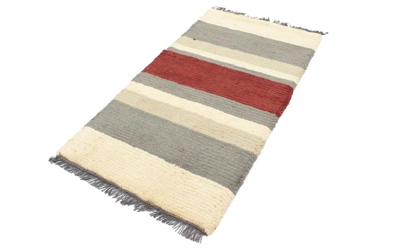 Nepal Teppich 70x140cm - Wollteppich - mehrfarbig