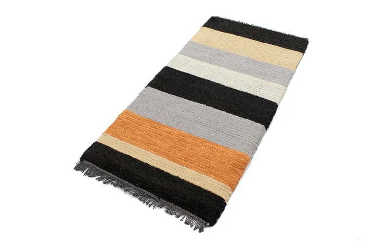 Nepal Teppich 70x140cm - Wollteppich - mehrfarbig
