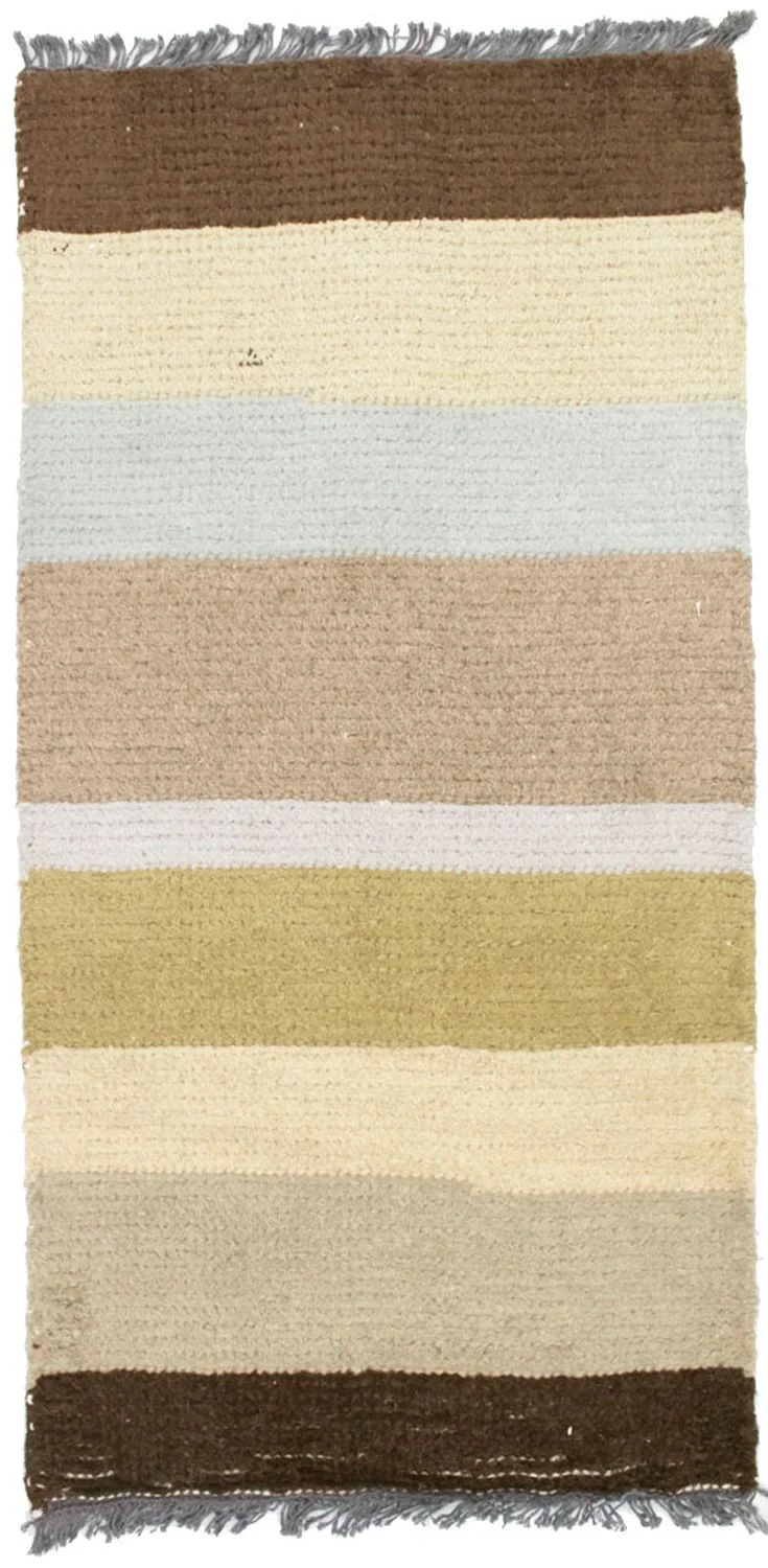 Nepal Teppich 70x140cm - Wollteppich - mehrfarbig