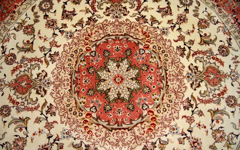 Perserteppich - Täbriz - Royal 230 x 230 cm Runder Teppich