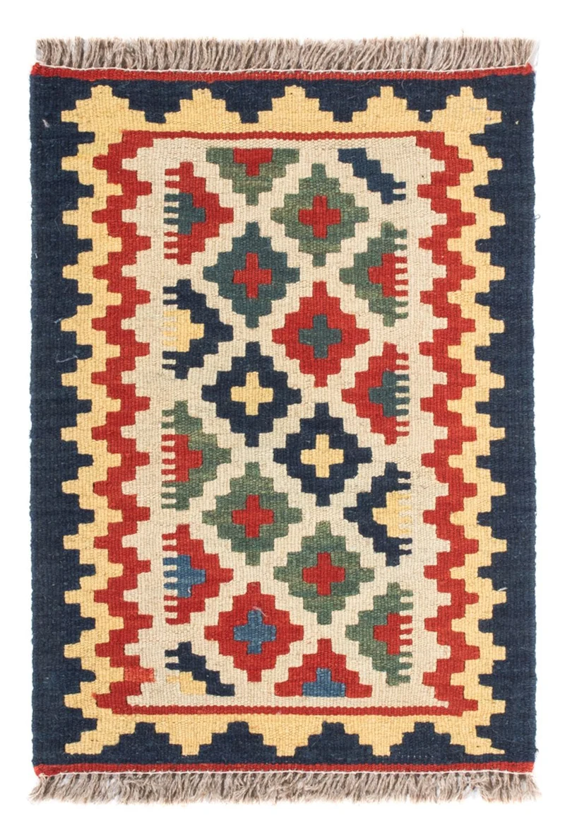Kelim Fars Teppich 40x60cm - mehrfarbig