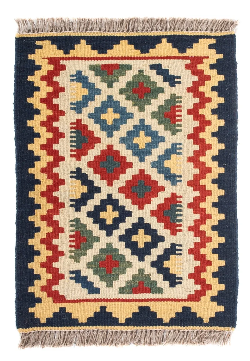 Kelim Fars Teppich 40x60cm - mehrfarbig