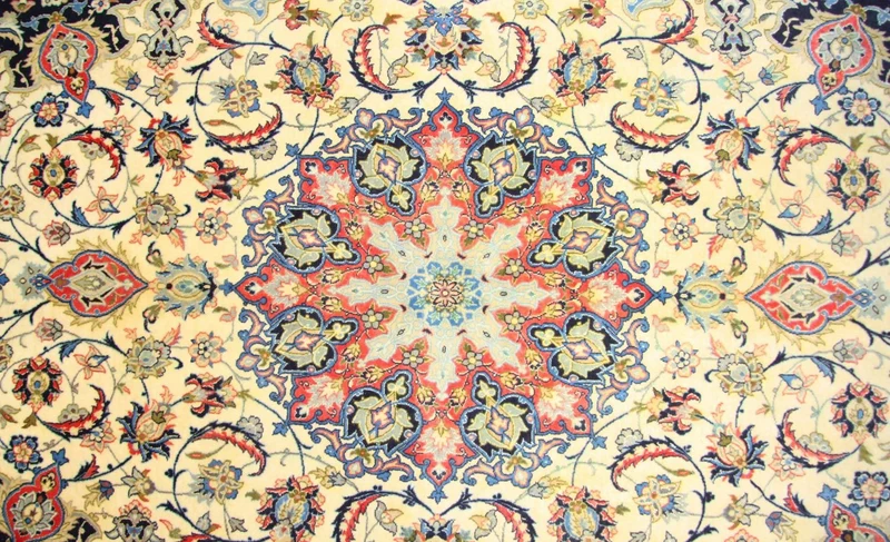Perserteppich - Isfahan - Premium 153 x 243 cm - beige