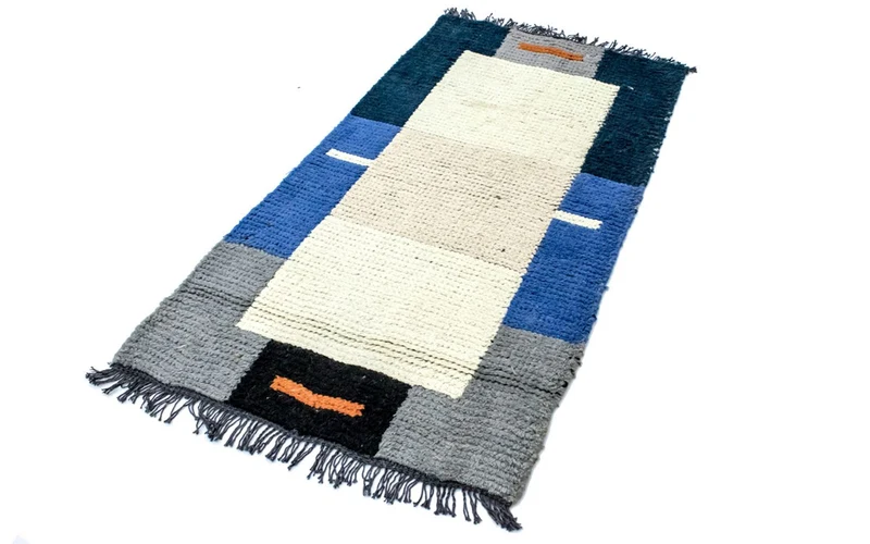 Nepal Teppich 70 x 140 cm - beige