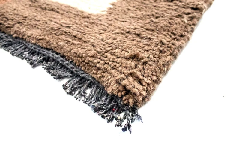 Nepal Teppich 70 x 140 cm - beige