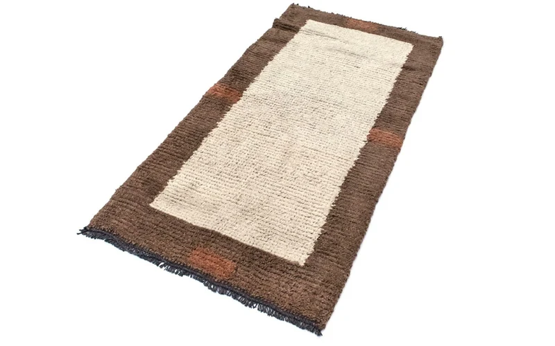 Nepal Teppich 70 x 140 cm - beige