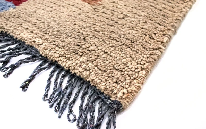 Nepal Teppich 70 x 140 cm - braun