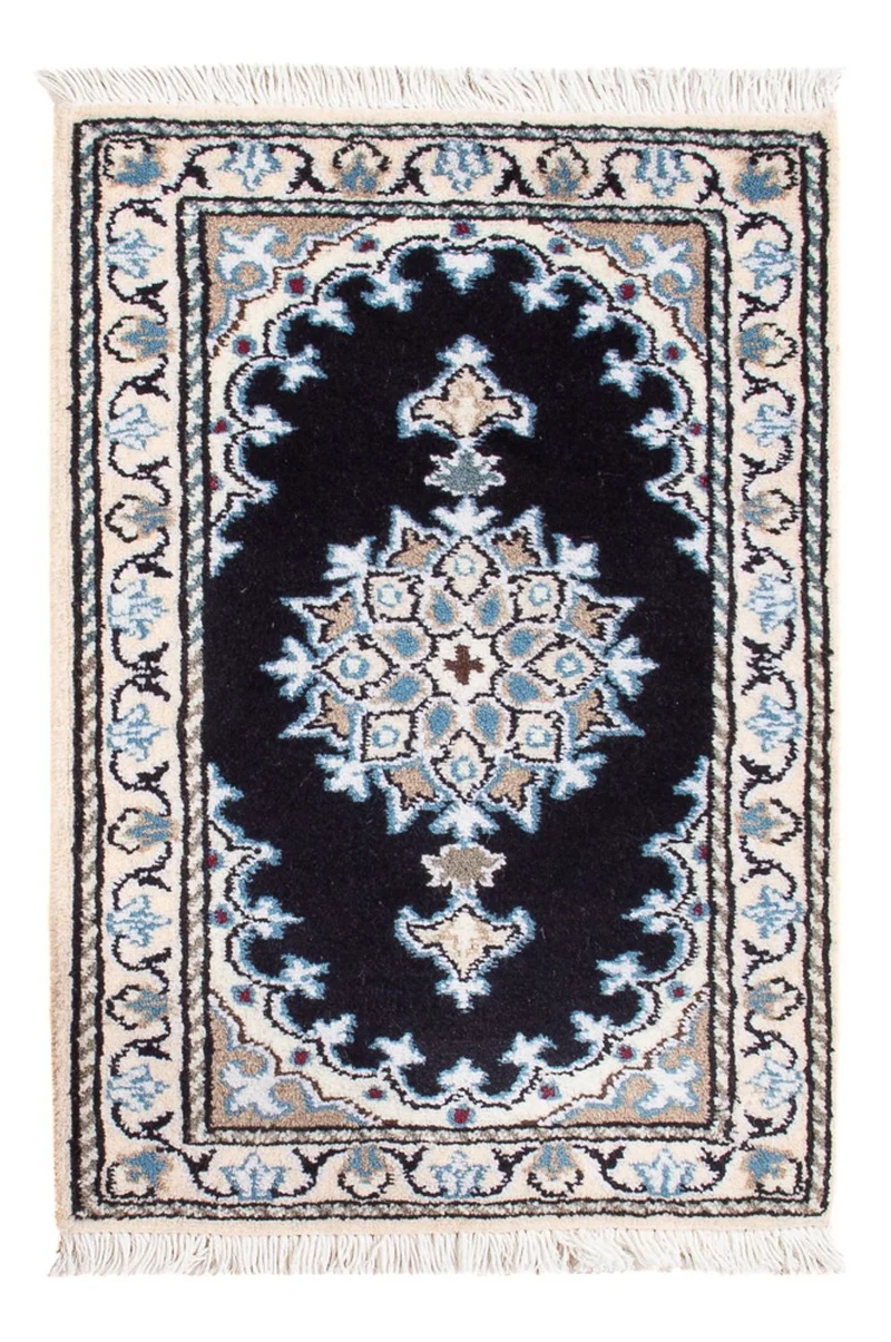 Nain - 9La Teppich 40x60cm - Perserteppich - dunkelblau