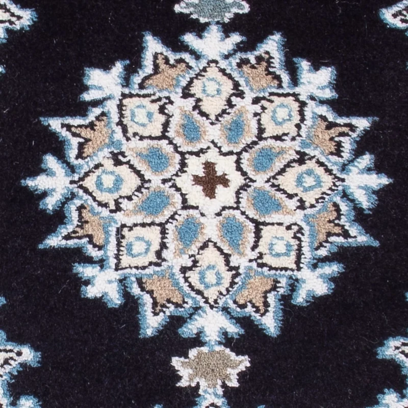 Nain - 9La Teppich 40x60cm - Perserteppich - dunkelblau