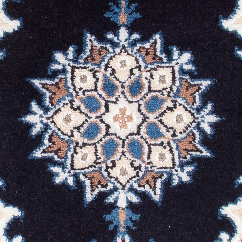 Perserteppich - Nain - Royal - 40 x 60 cm - dunkelblau