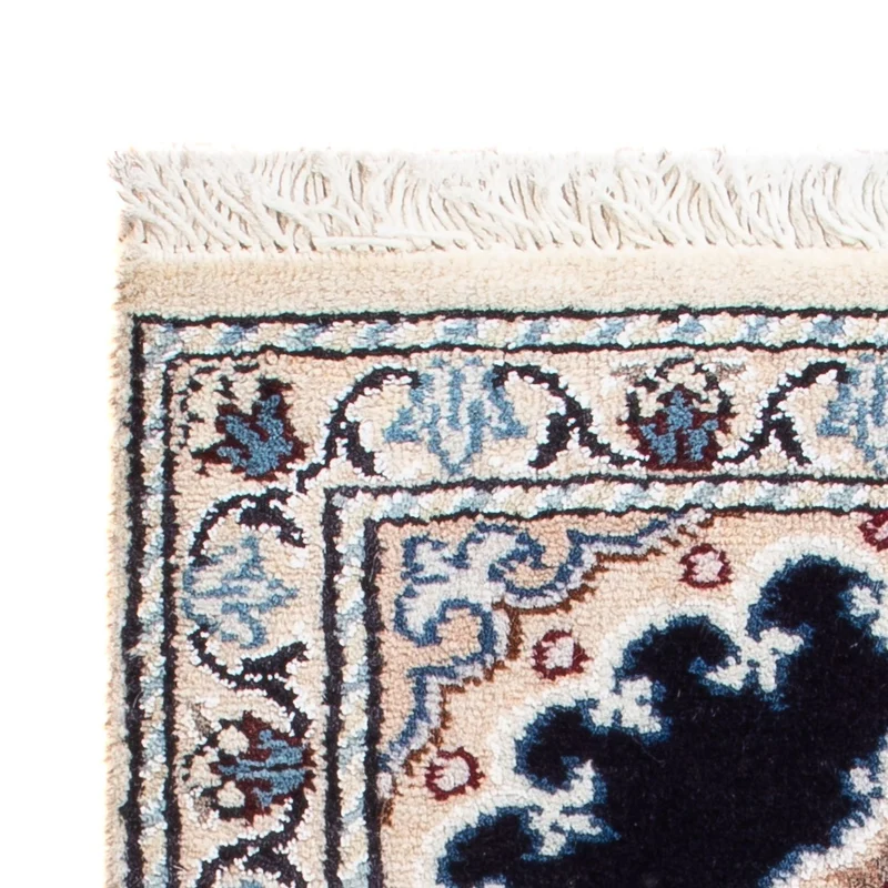 Perserteppich - Nain - Royal - 40 x 60 cm - dunkelblau