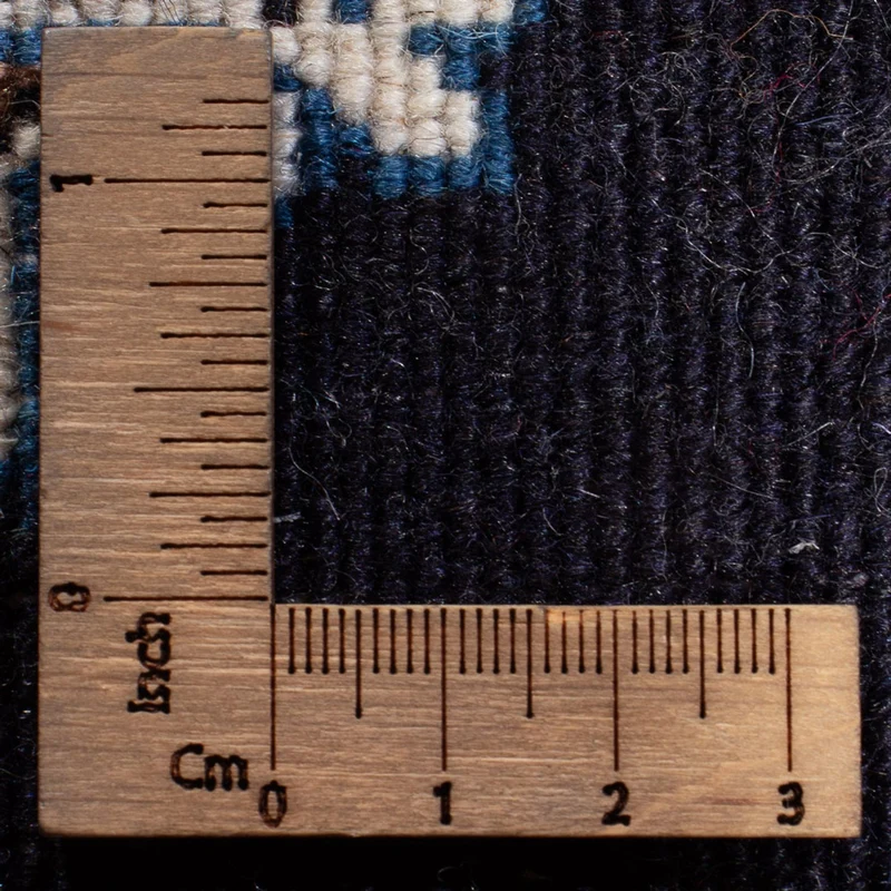 Perserteppich - Nain - Royal - 40 x 60 cm - dunkelblau