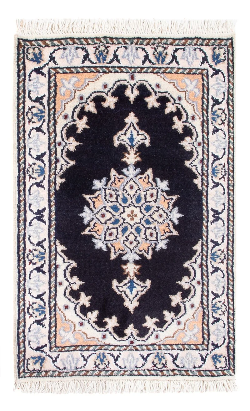 Perserteppich - Nain - Royal - 40 x 60 cm - dunkelblau