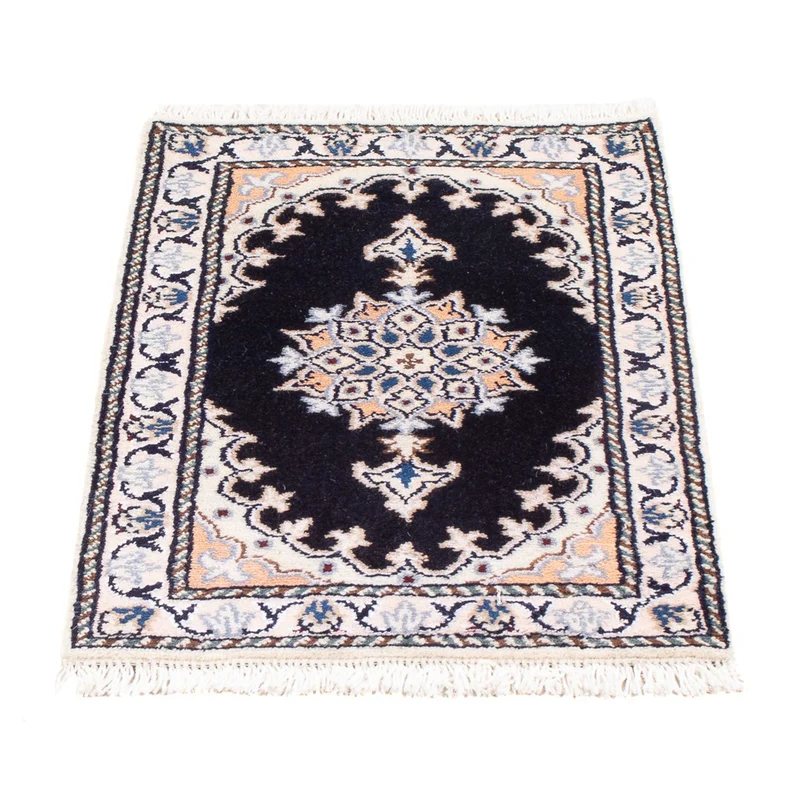 Perserteppich - Nain - Royal - 40 x 60 cm - dunkelblau