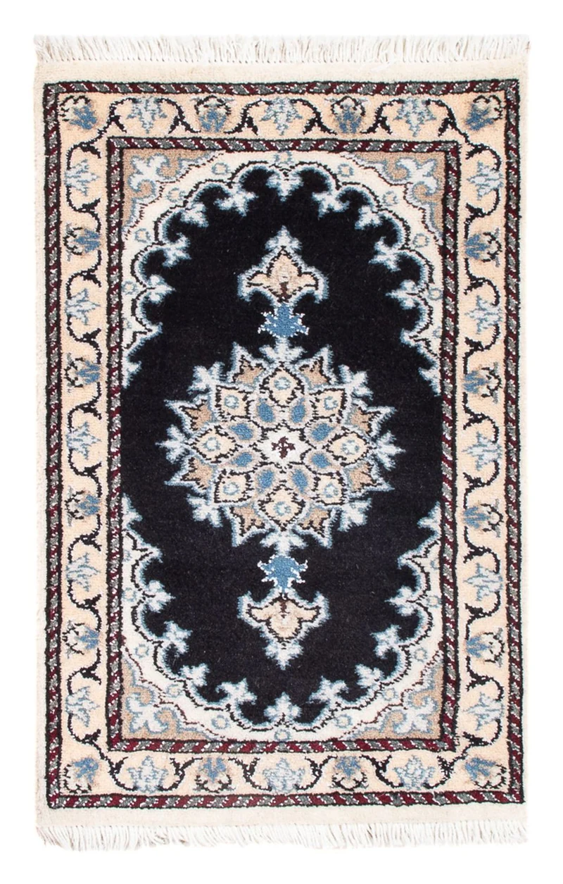 Nain - 9La Teppich 40x60cm - Perserteppich - dunkelblau