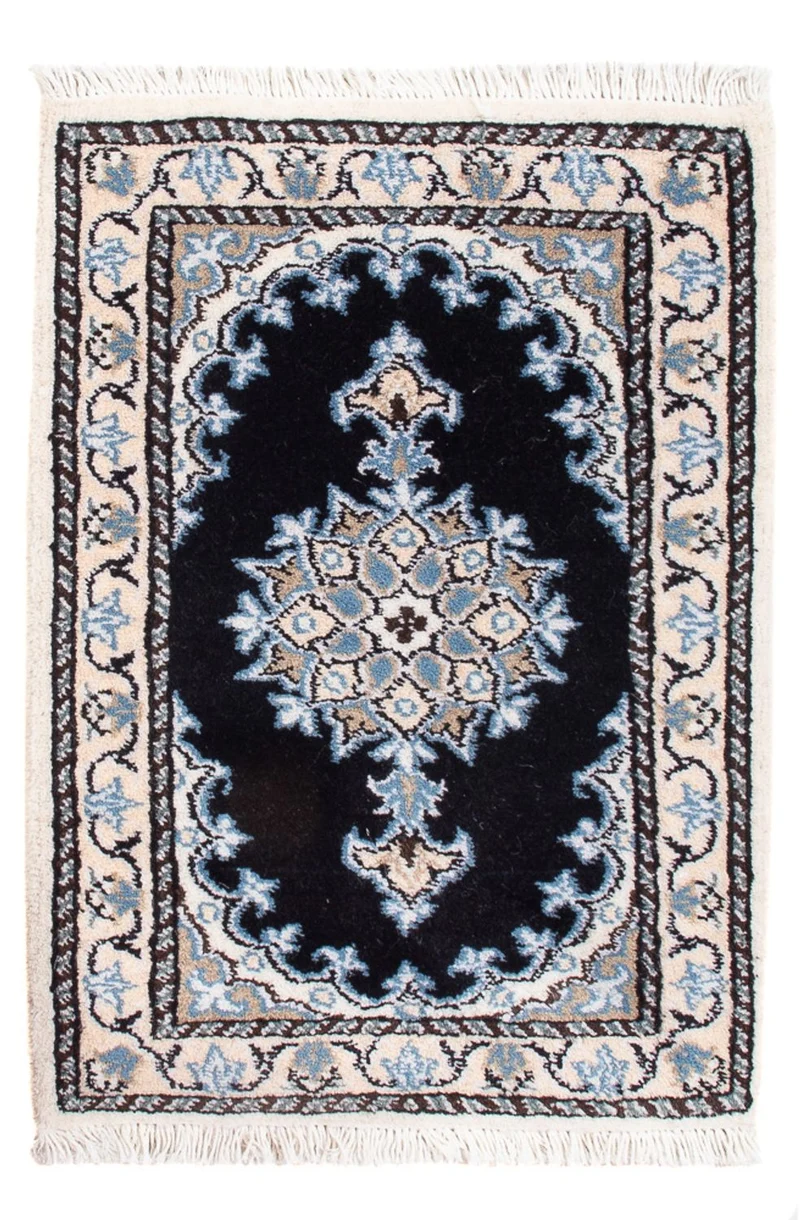 Nain - 9La Teppich 40x60cm - Perserteppich - dunkelblau
