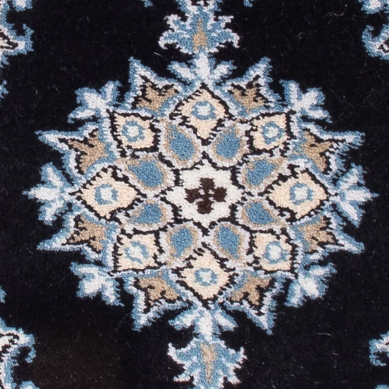 Nain - 9La Teppich 40x60cm - Perserteppich - dunkelblau