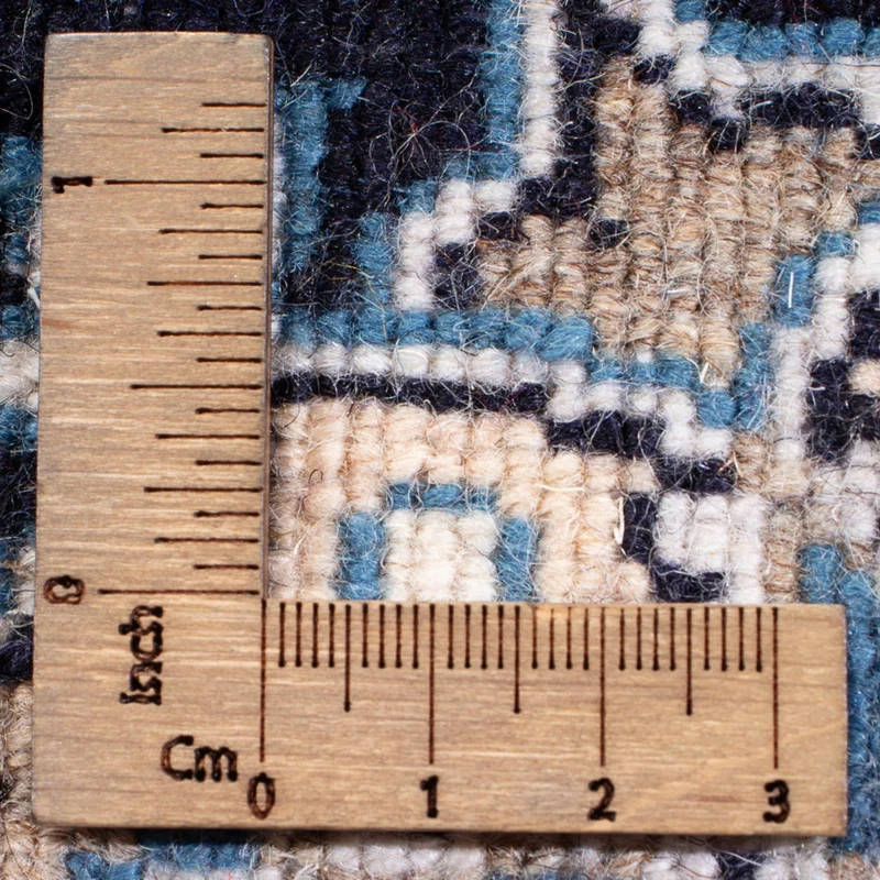 Perserteppich - Nain - Royal - 40 x 60 cm - dunkelblau