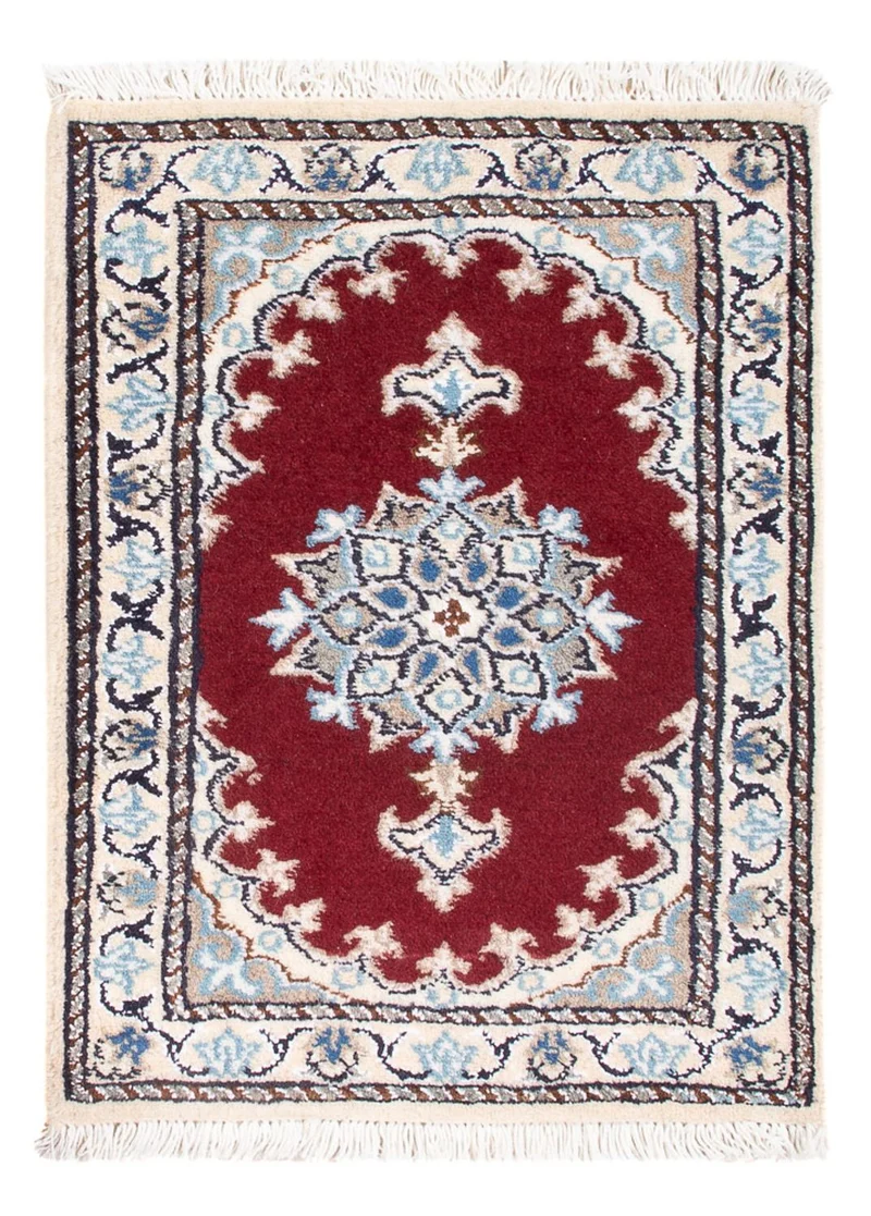 Perserteppich - Nain - Royal - 40 x 60 cm - rot