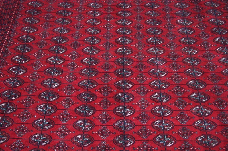 Afghan Teppich - Buchara 258 x 338 cm - rot