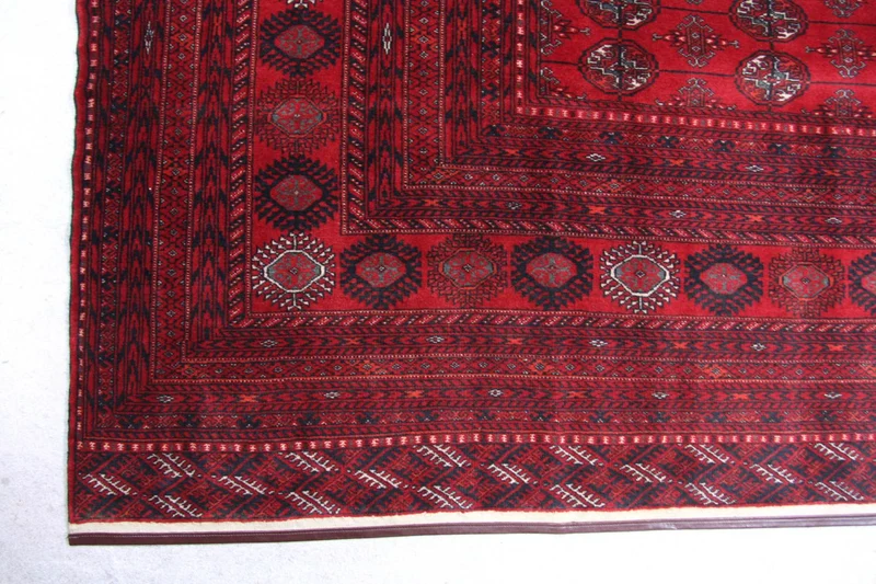 Afghan Teppich - Buchara 258 x 338 cm - rot