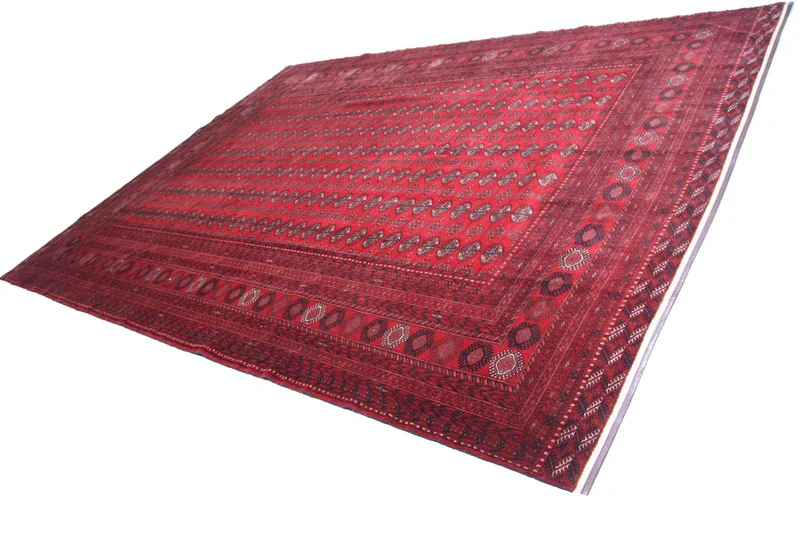 Afghan Teppich - Buchara 258 x 338 cm - rot