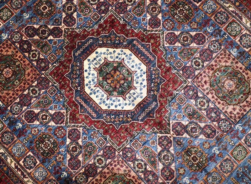 Ziegler Teppich 206 x 313 cm - petrolblau