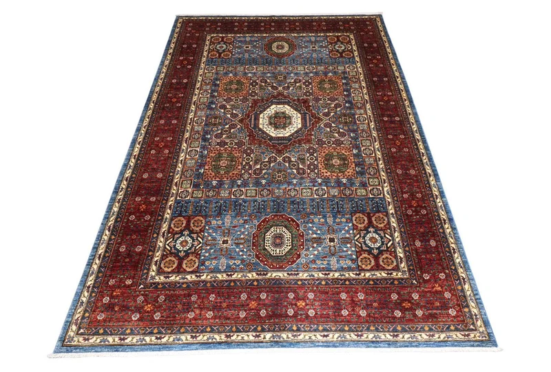Ziegler Teppich 206 x 313 cm - petrolblau