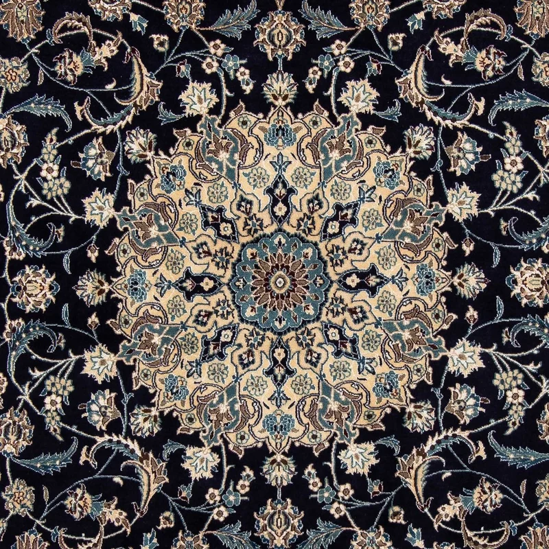 Perserteppich - Nain - Royal 198 x 286 cm - schwarz