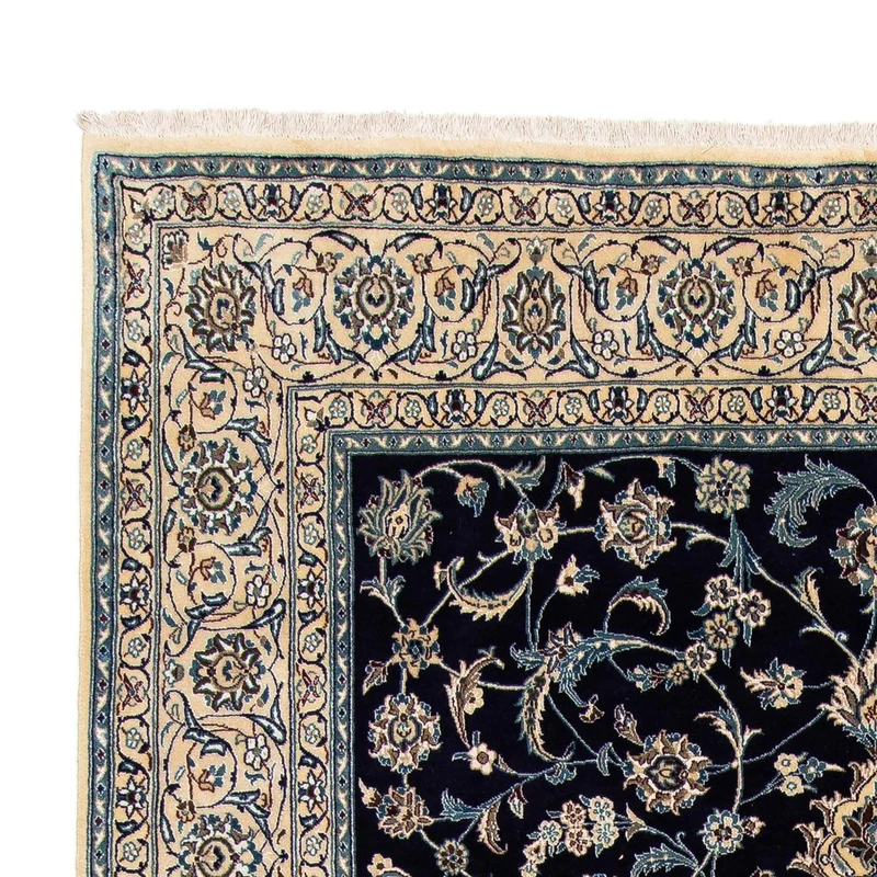 Perserteppich - Nain - Royal 198 x 286 cm - schwarz