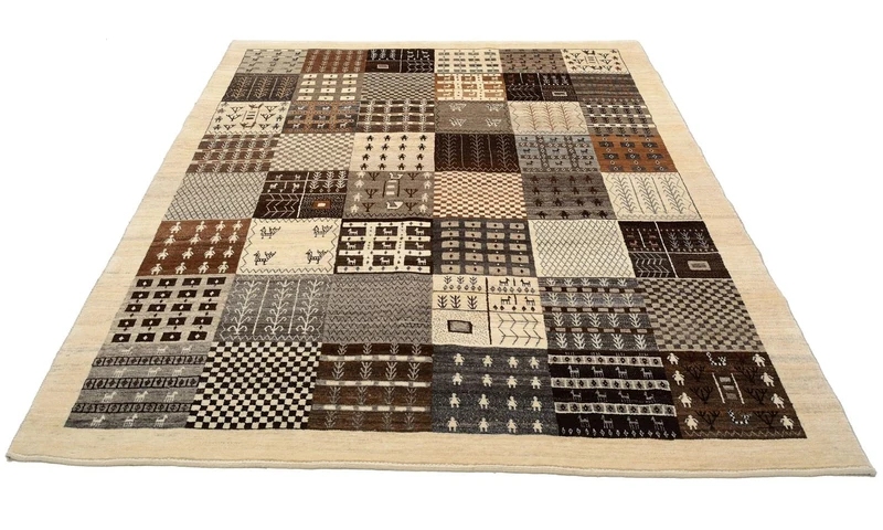 Loribaft Teppich Perser 187x247cm - Orientteppich - braun
