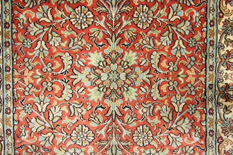 Seidenteppich - Kaschmir Seide 78 x 292 cm Teppich Läufer