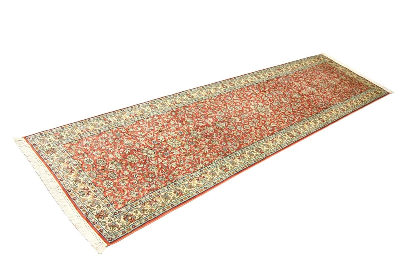 Seidenteppich - Kaschmir Seide 78 x 292 cm Teppich Läufer