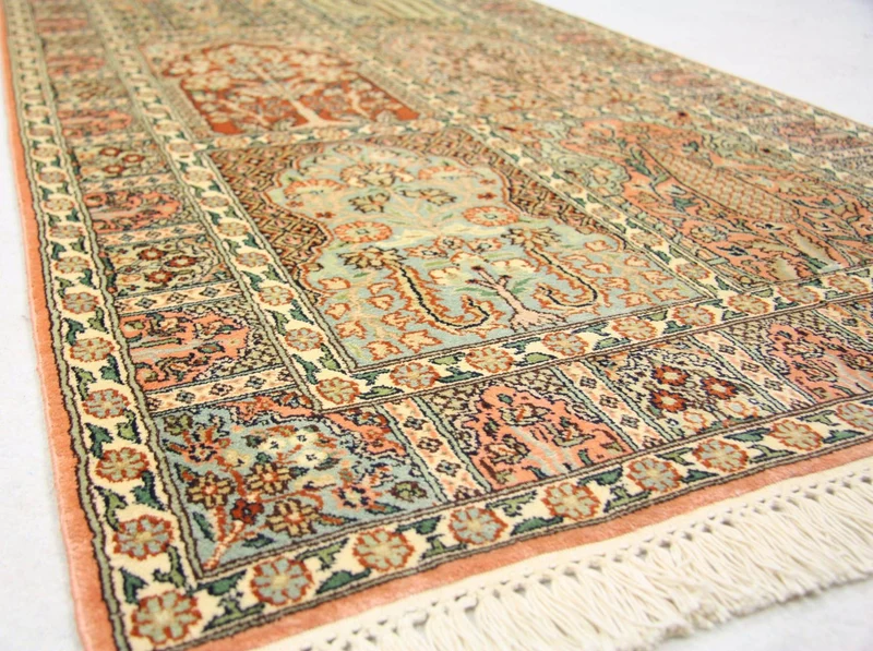 Seidenteppich - Kaschmir Seide 79 x 292 cm Teppichläufer