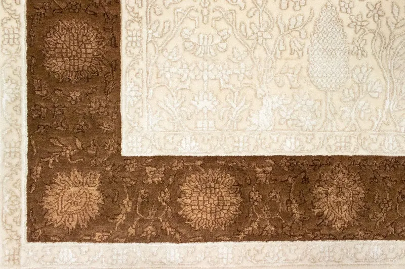 Designer Teppich 173 x 240 cm - beige
