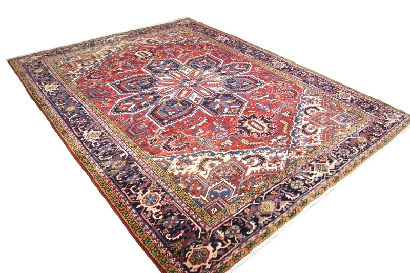 Perserteppich - Nomadic 254 x 330 cm - blau