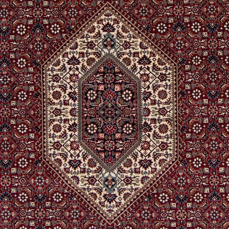 Perserteppich - Bidjar - Royal 202 x 297 cm Wohnzimmer Teppich - dunkelrot