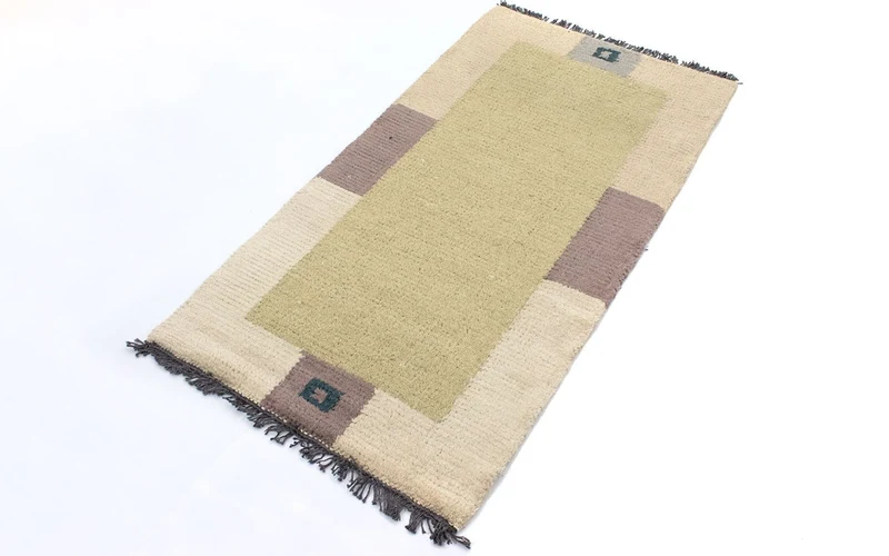 Nepal Teppich 70 x 140 cm - mehrfarbig