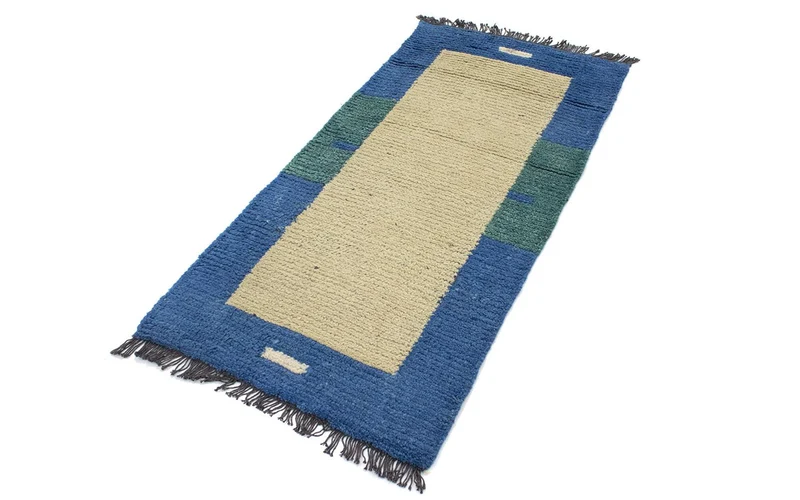 Nepal Teppich 70 x 140 cm - mehrfarbig