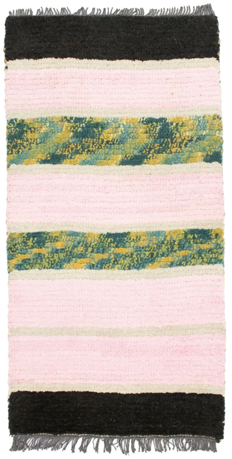 Nepal Teppich 70x140cm - Wollteppich - mehrfarbig