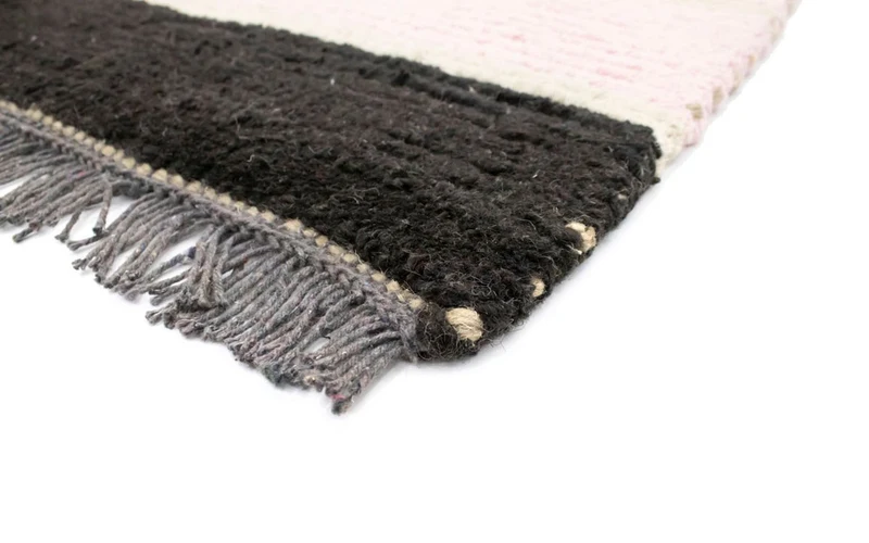Nepal Teppich 70x140cm - Wollteppich - mehrfarbig