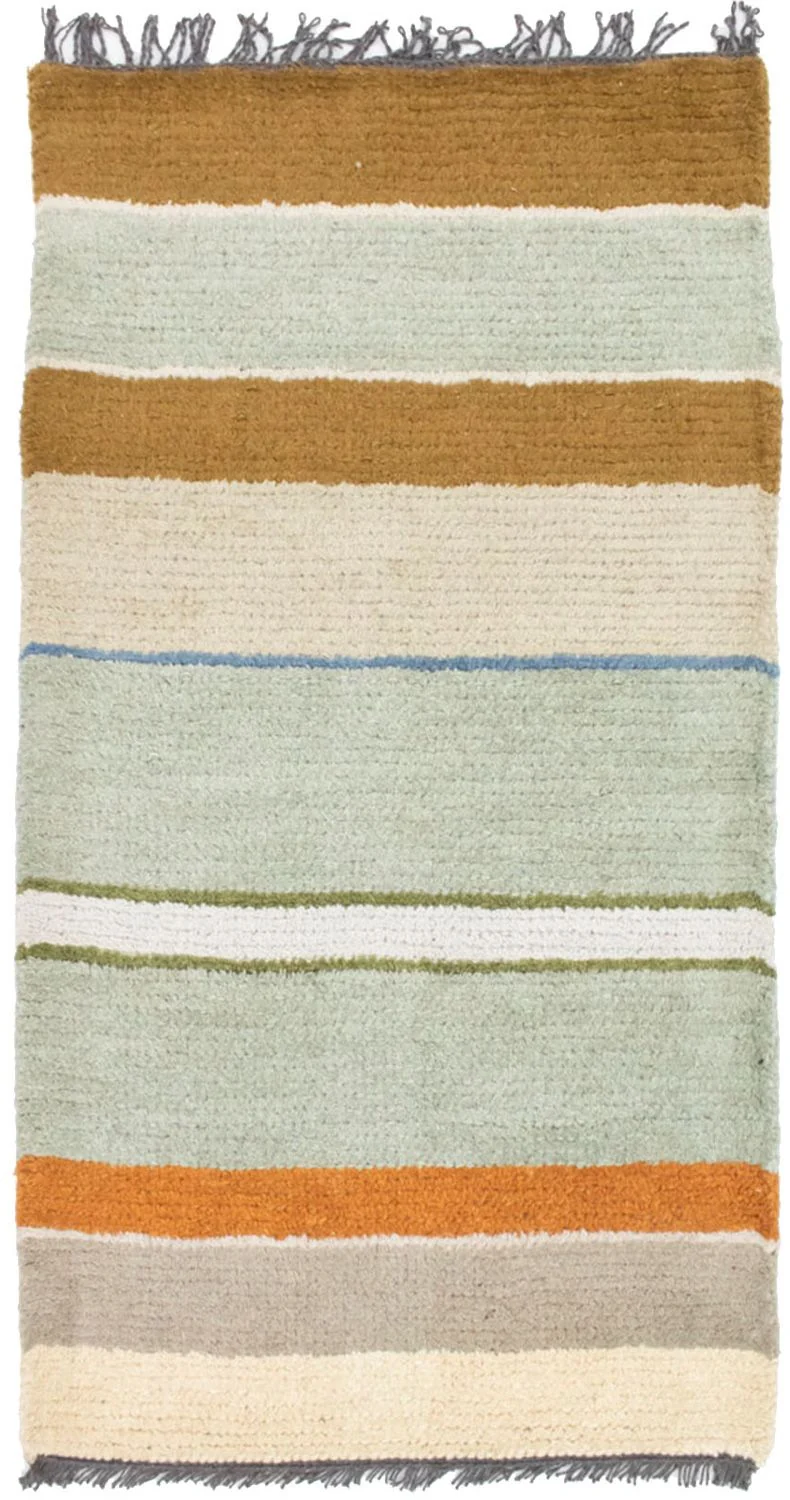 Nepal Teppich 70x140cm - Wollteppich - mehrfarbig