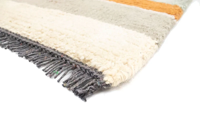 Nepal Teppich 70x140cm - Wollteppich - mehrfarbig