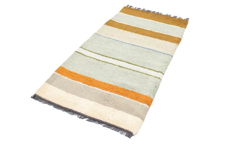 Nepal Teppich 70x140cm - Wollteppich - mehrfarbig