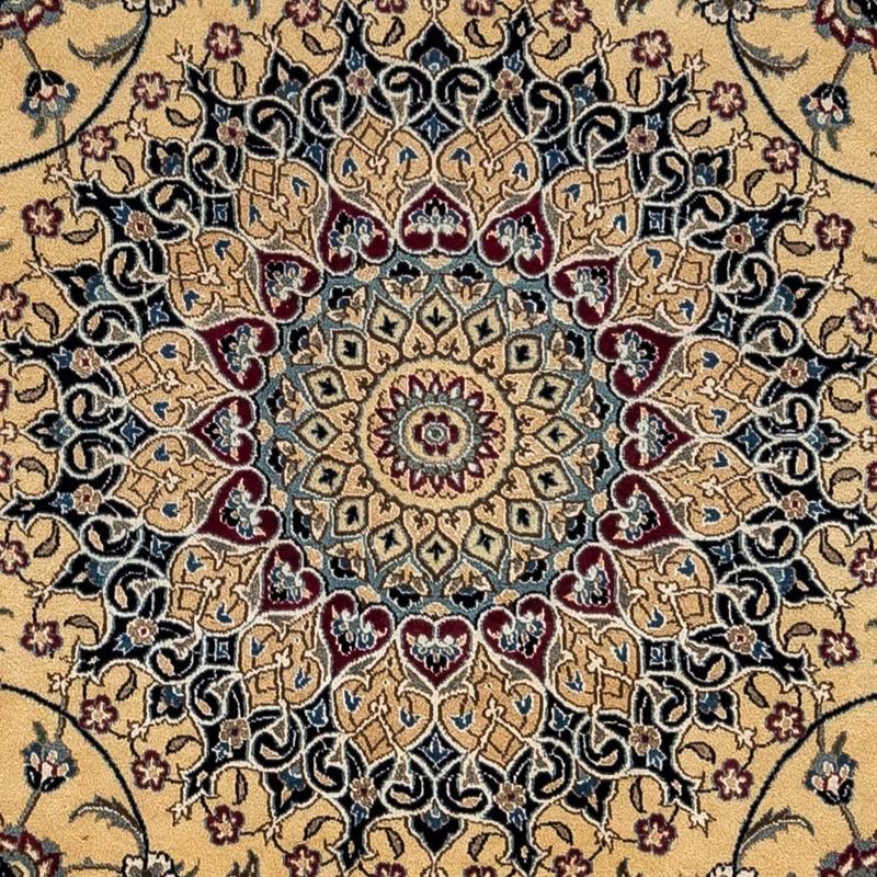 Perserteppich - Nain - Royal 255 x 353 cm - dunkelbeige