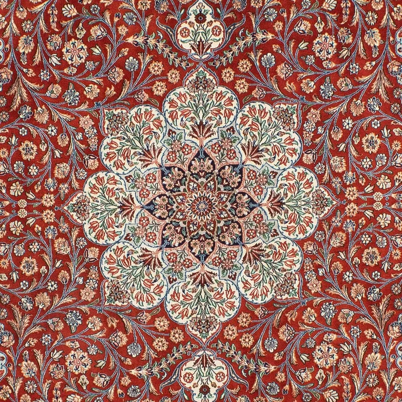 Perserteppich - Ghom 209 x 274 cm - rot