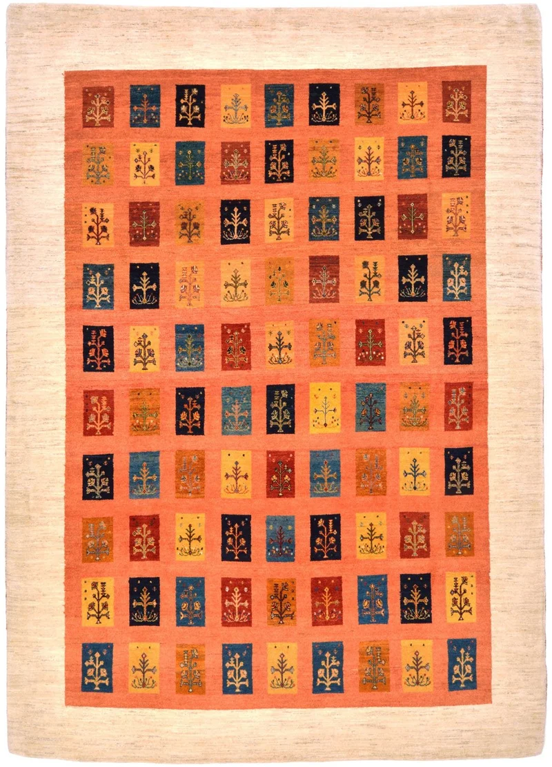 Loribaft Teppich Perser 249x355cm - Orientteppich - orange
