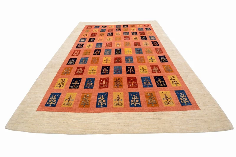 Loribaft Teppich Perser 249x355cm - Orientteppich - orange