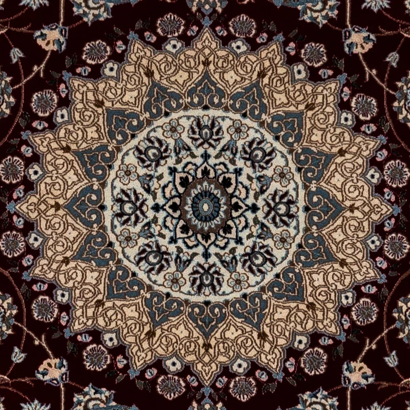 Perserteppich - Nain - Royal 251 x 352 cm - schwarz